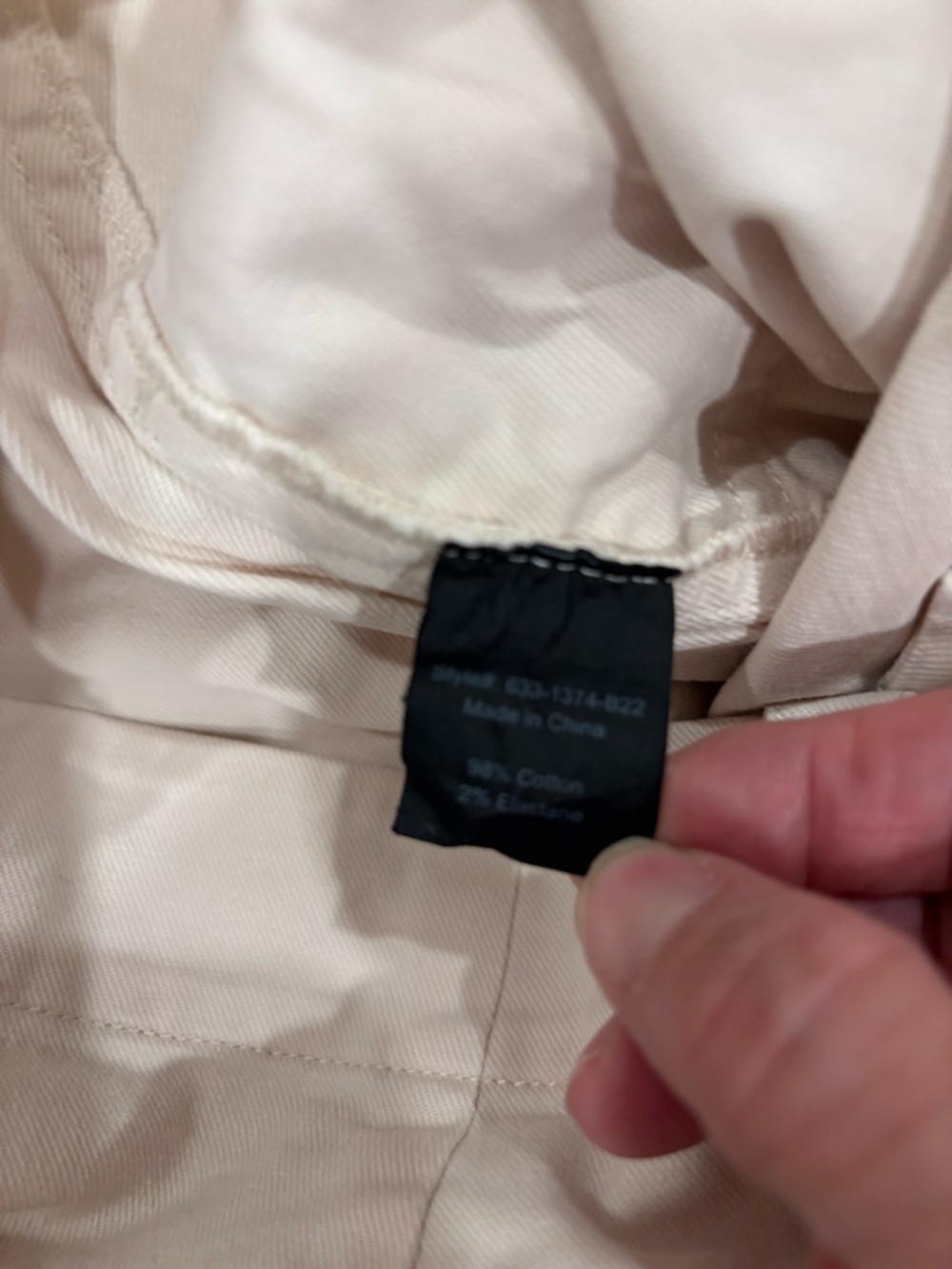 Jenni Kayne Cotton Ranger trouser in Cream size 8 - Picture 6 of 10